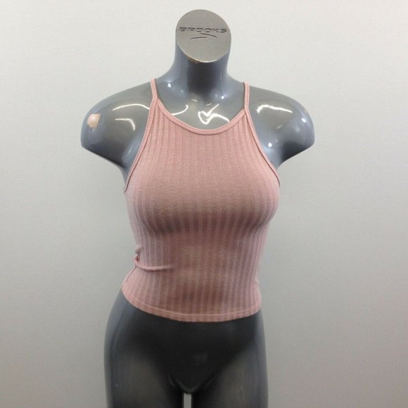 Urban Heritage Women's Fitted Cropped Sleeveless Top Size Medium Rayon Blend - Picture 1 of 6